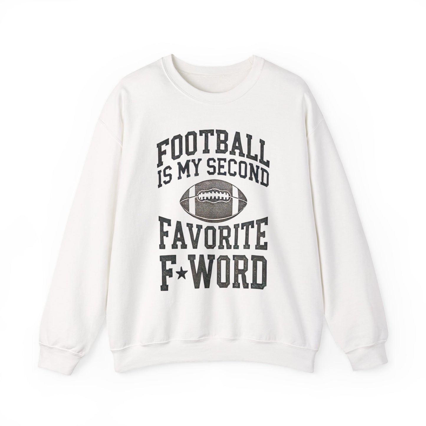 Football Favorite F-Word Unisex Heavy Blend Crewneck Sweatshirt