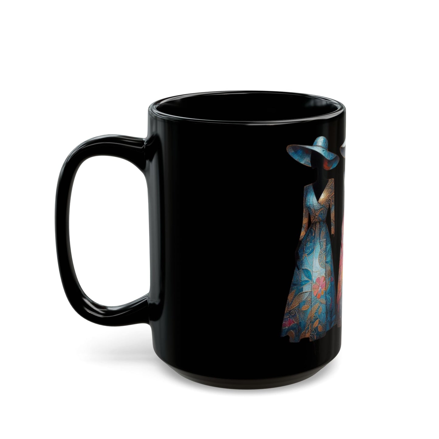 Black Mug (15oz) - Chic Silhouette
