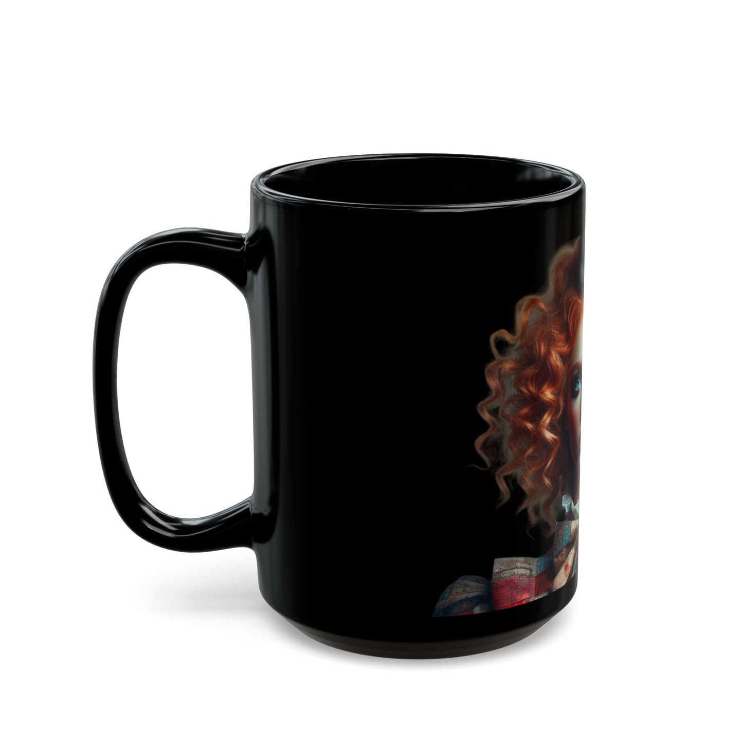 Black Mug (15oz) - Vintage Elegance
