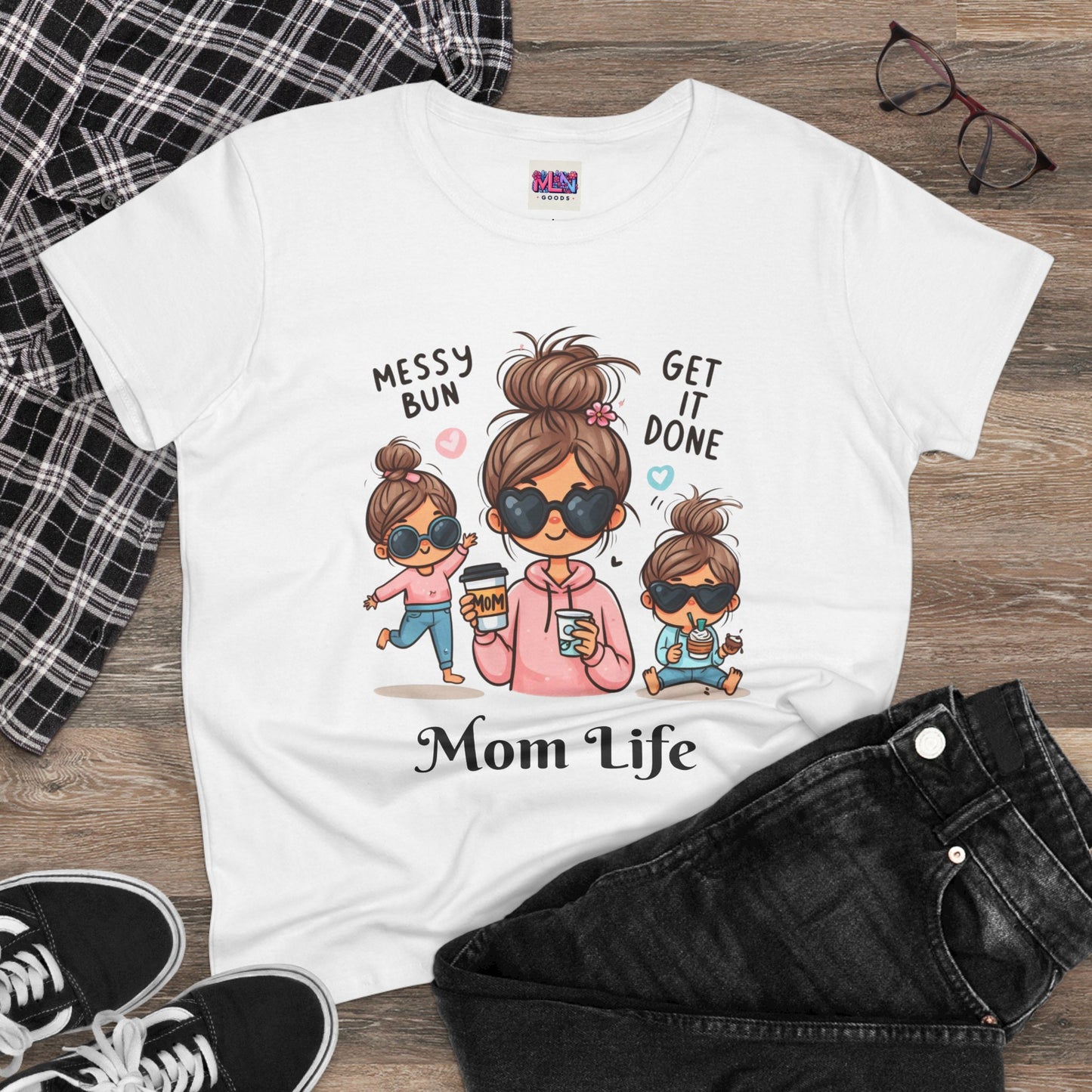 Mom Life T-Shirt for Moms Buy one today and receive a free gift until May 1st!