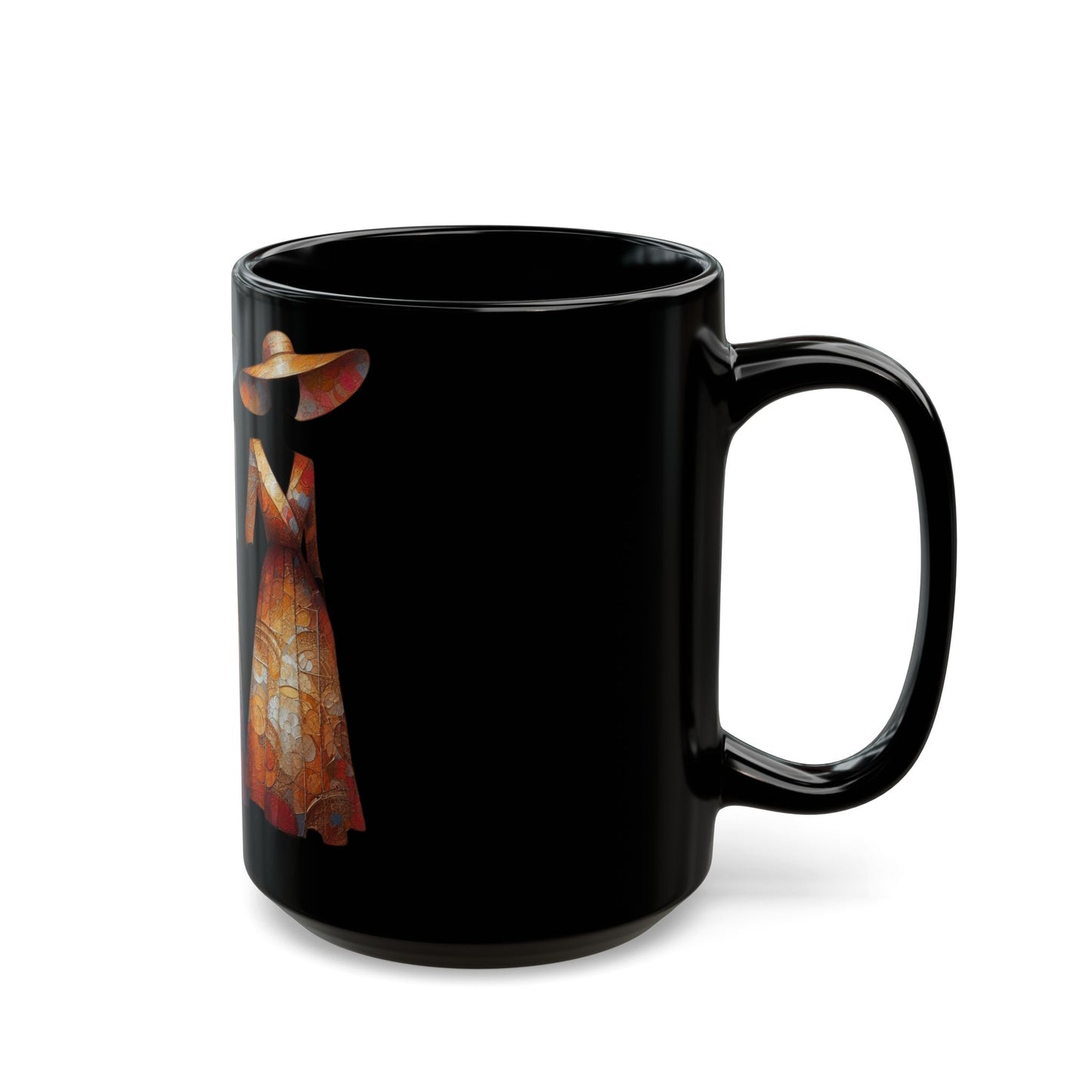 Black Mug (15oz) - Chic Silhouette