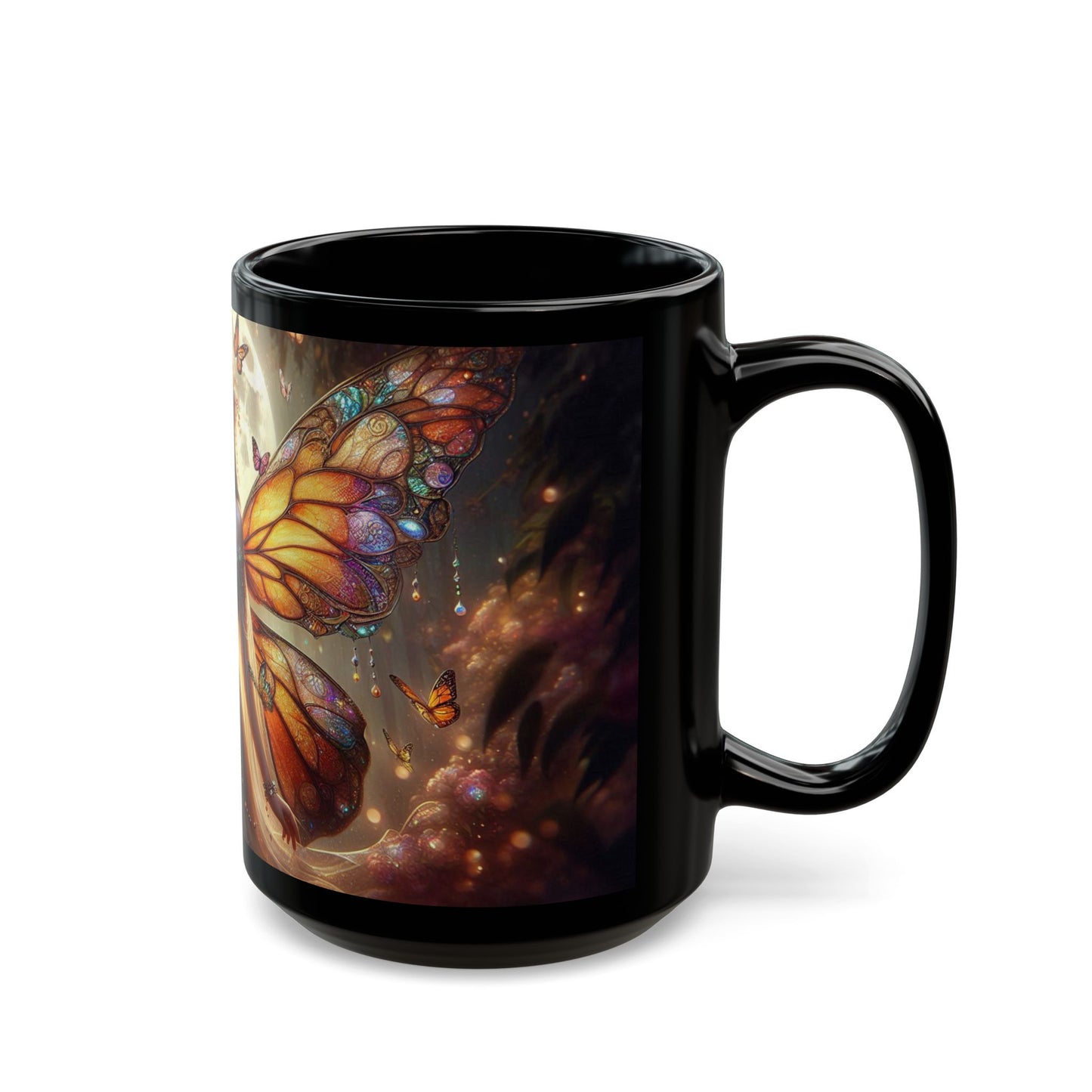Black Mug (15oz) - The Fairy Glow