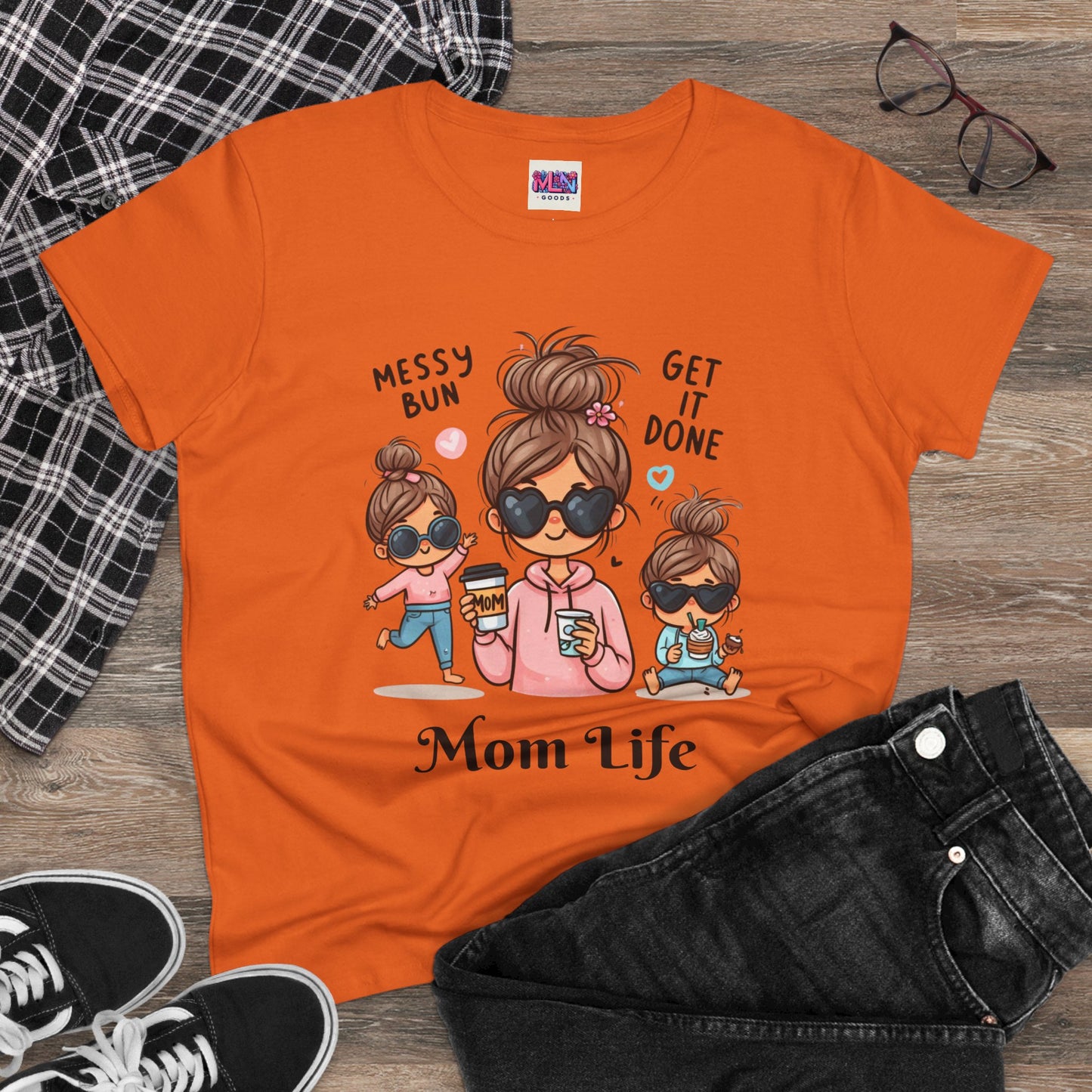 Mom Life T-Shirt for Moms Buy one today and receive a free gift until May 1st!