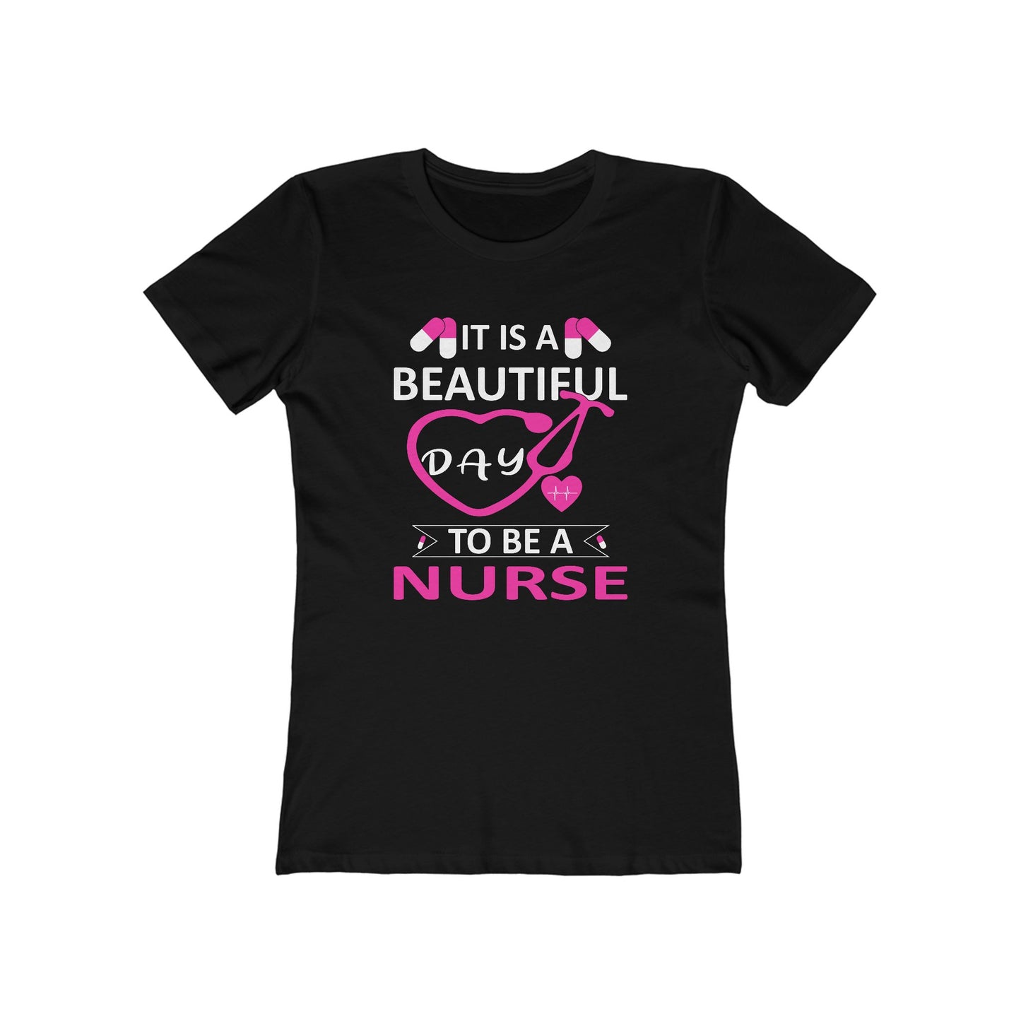 Inspirational Nurse Boyfriend Tee for Women - Perfect Gift for Nurses