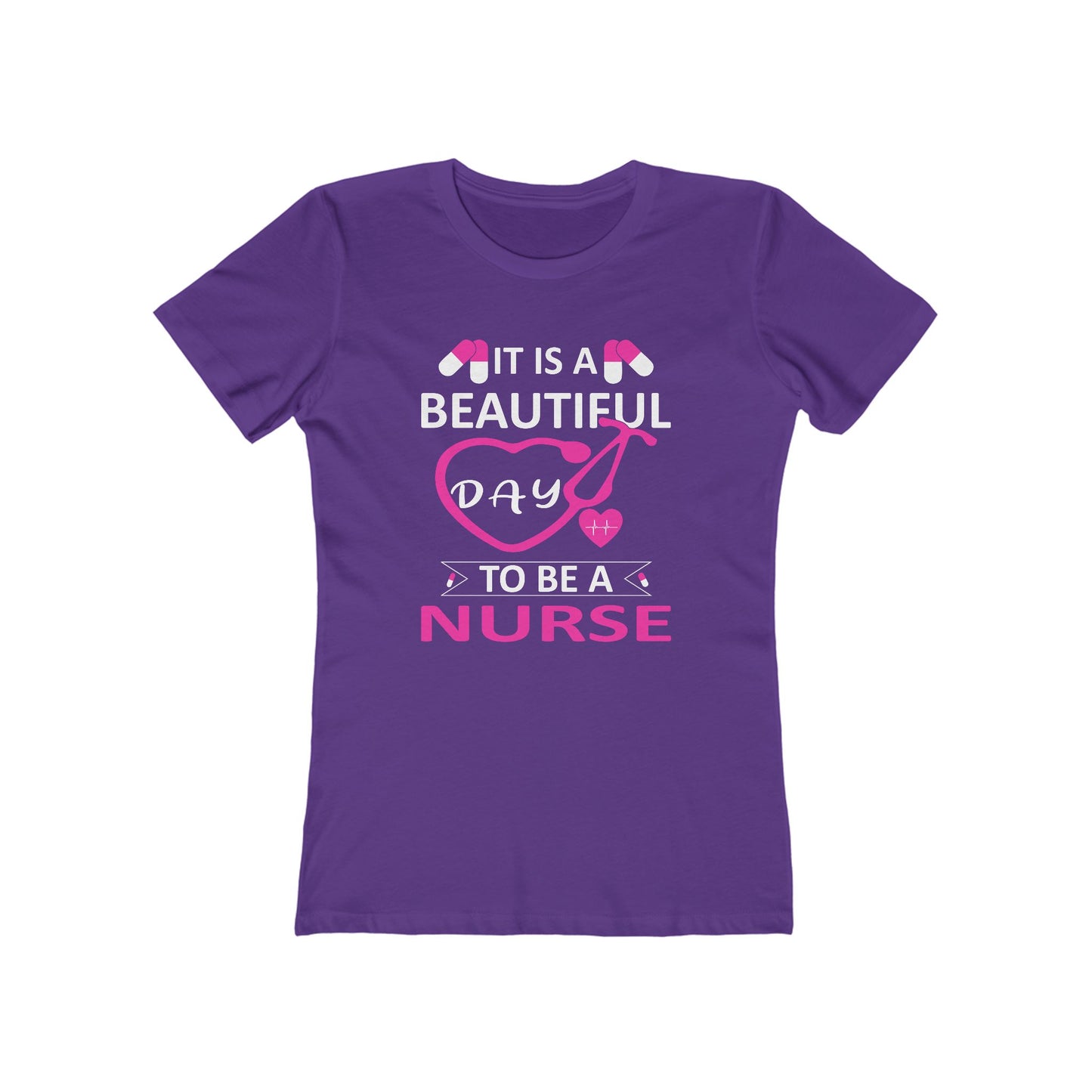 Inspirational Nurse Boyfriend Tee for Women - Perfect Gift for Nurses