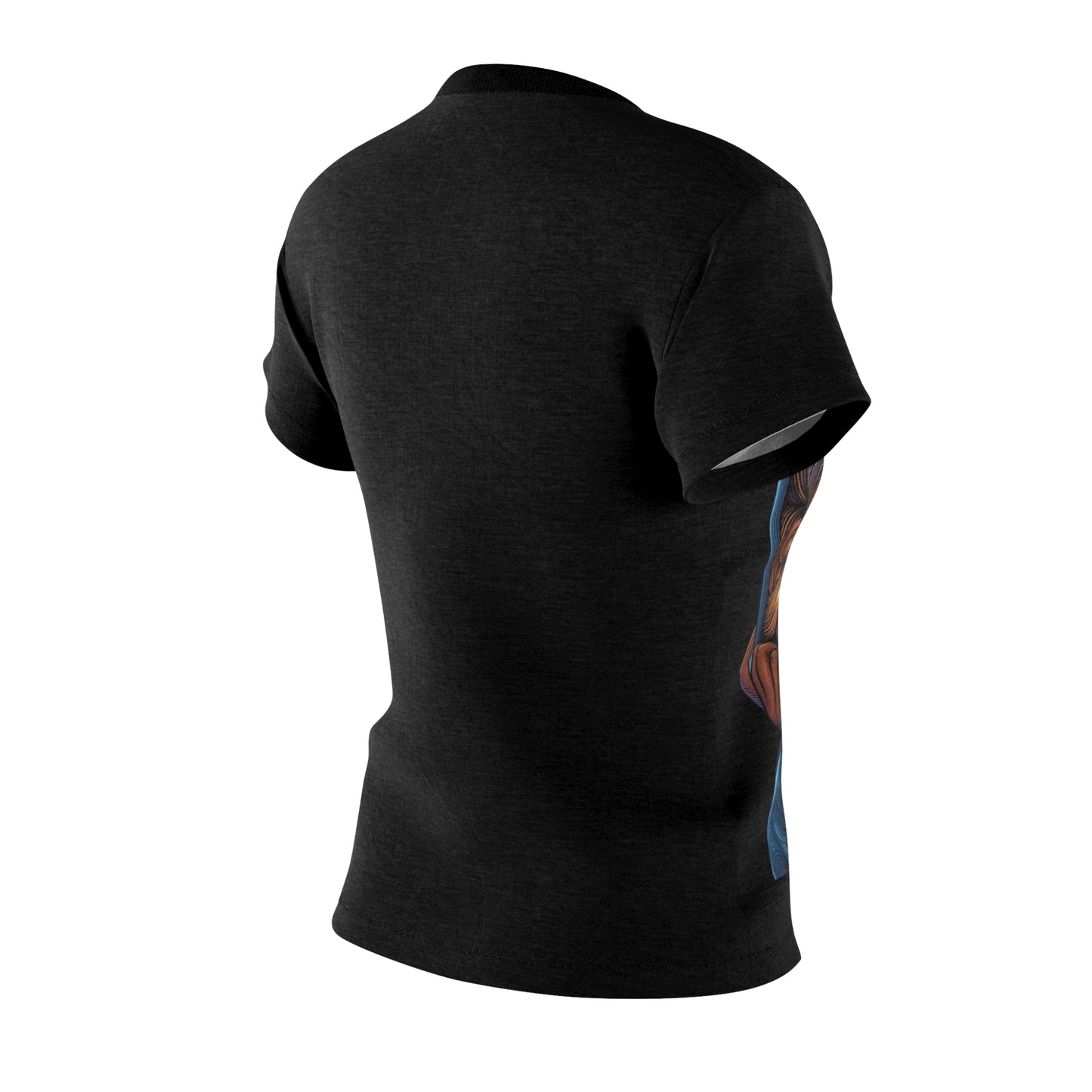 Women's Cut & Sew Tee (AOP) Pretty Girl -Black - MLN Goods