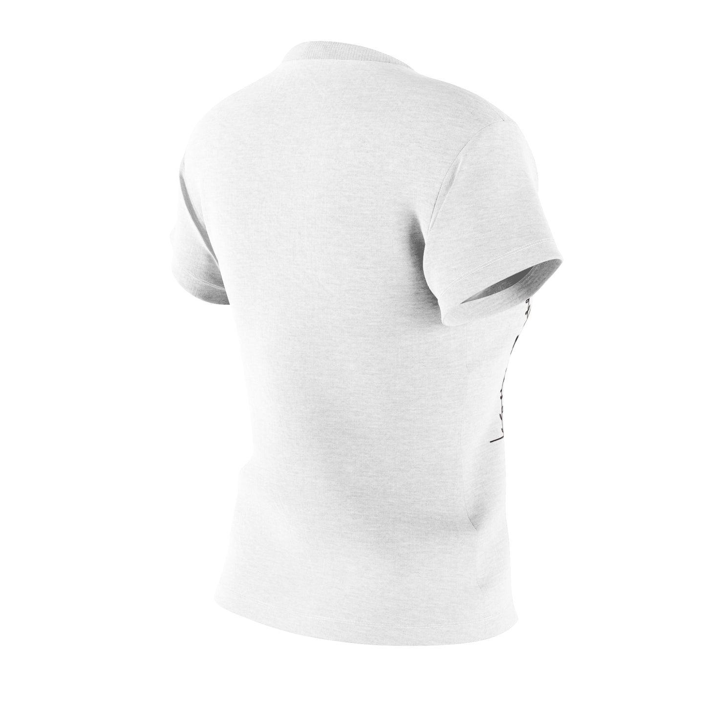 Women's Cut & Sew Tee (AOP) Destiny -White - MLN Goods
