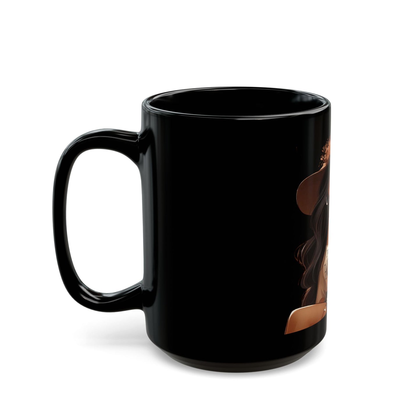Black Mug (15oz) - I Am Enough - 1 - MLN Goods