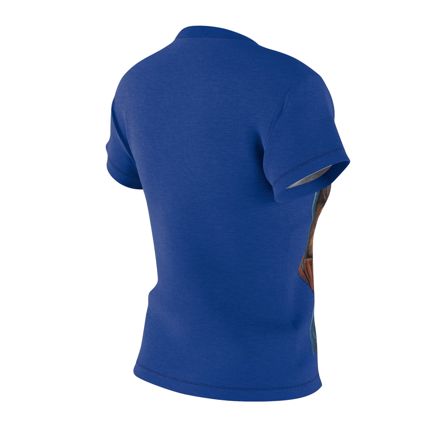 Women's Cut & Sew Tee (AOP) Pretty Girl -Blue