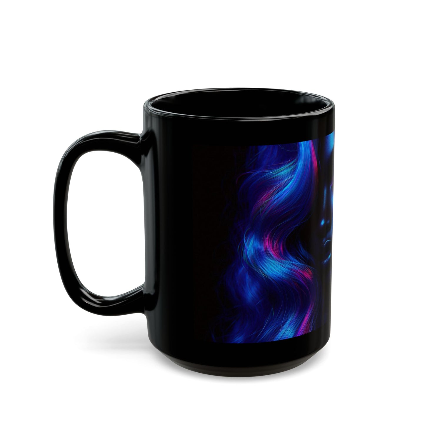 Black Mug ( 15oz) - Midnight Radiance