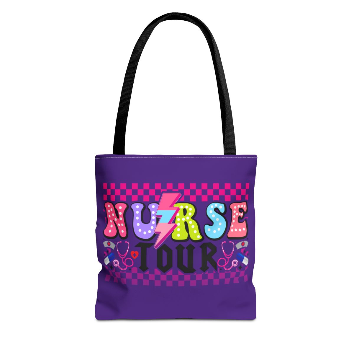 Nurse Tour Tote Bag - Get a Free Gift Bundle Set with each purchase! "Not all heroes wear capes. Some wear scrubs… and carry this bag."
