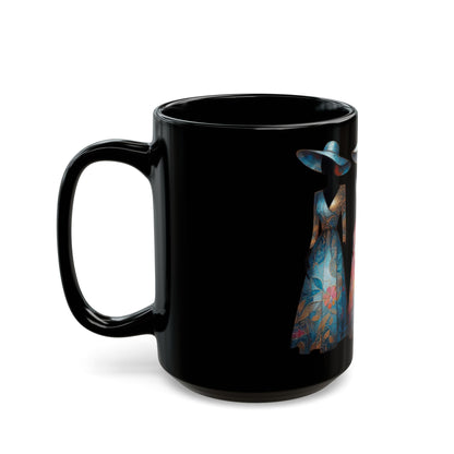 Black Mug (15oz) - Chic Silhouette - MLN Goods
