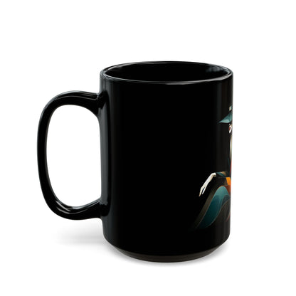 Black Mug ( 15oz) - Art Deco Muse - MLN Goods