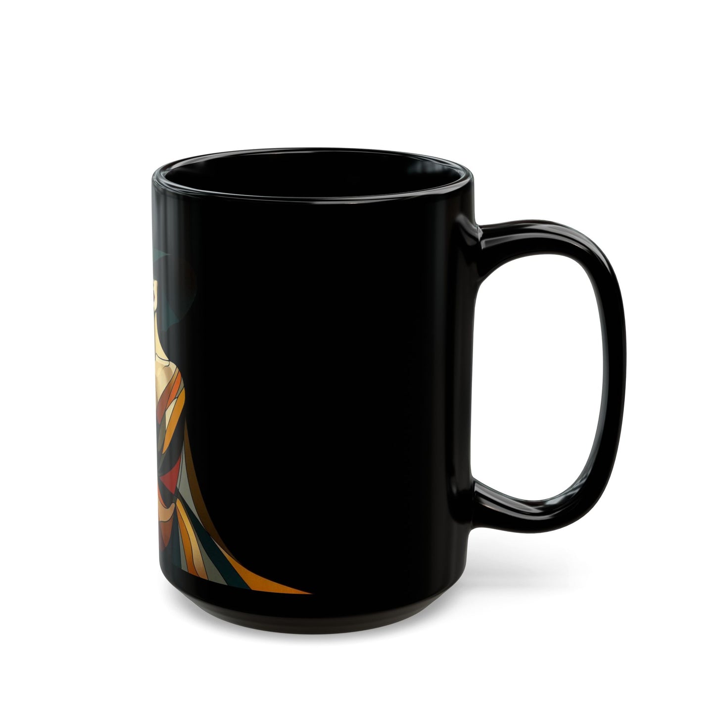Black Mug (15oz) - Modern Femme - MLN Goods