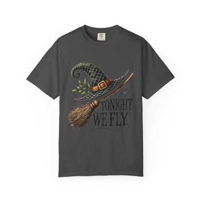 Whimsical Halloween T-Shirt: 'Tonight We Fly' Design for Spooky Season, Unisex Apparel, Perfect for Fall Festivities, Halloween Party [...]