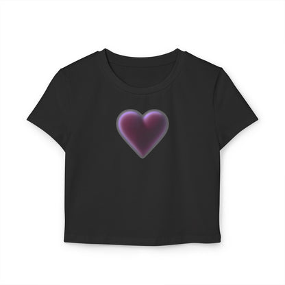 Women's Baby Tee -Heart - MLN Goods