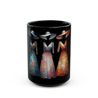 Black Mug (15oz) - Chic Silhouette - MLN Goods