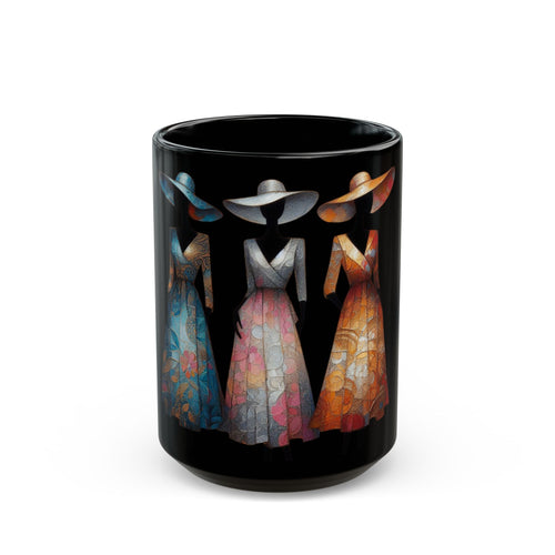 Black Mug (15oz) - Chic Silhouette - MLN Goods