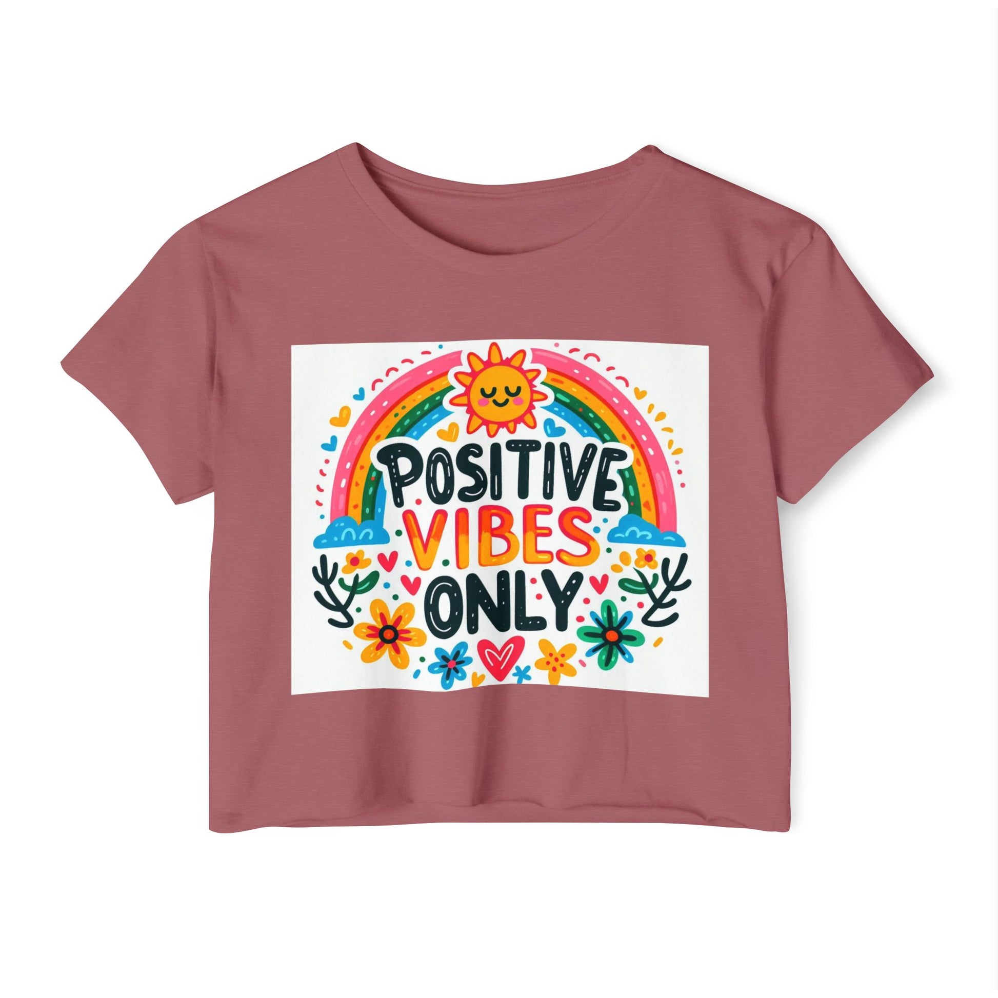 Women's Festival Crop Top -Vibes - MLN Goods