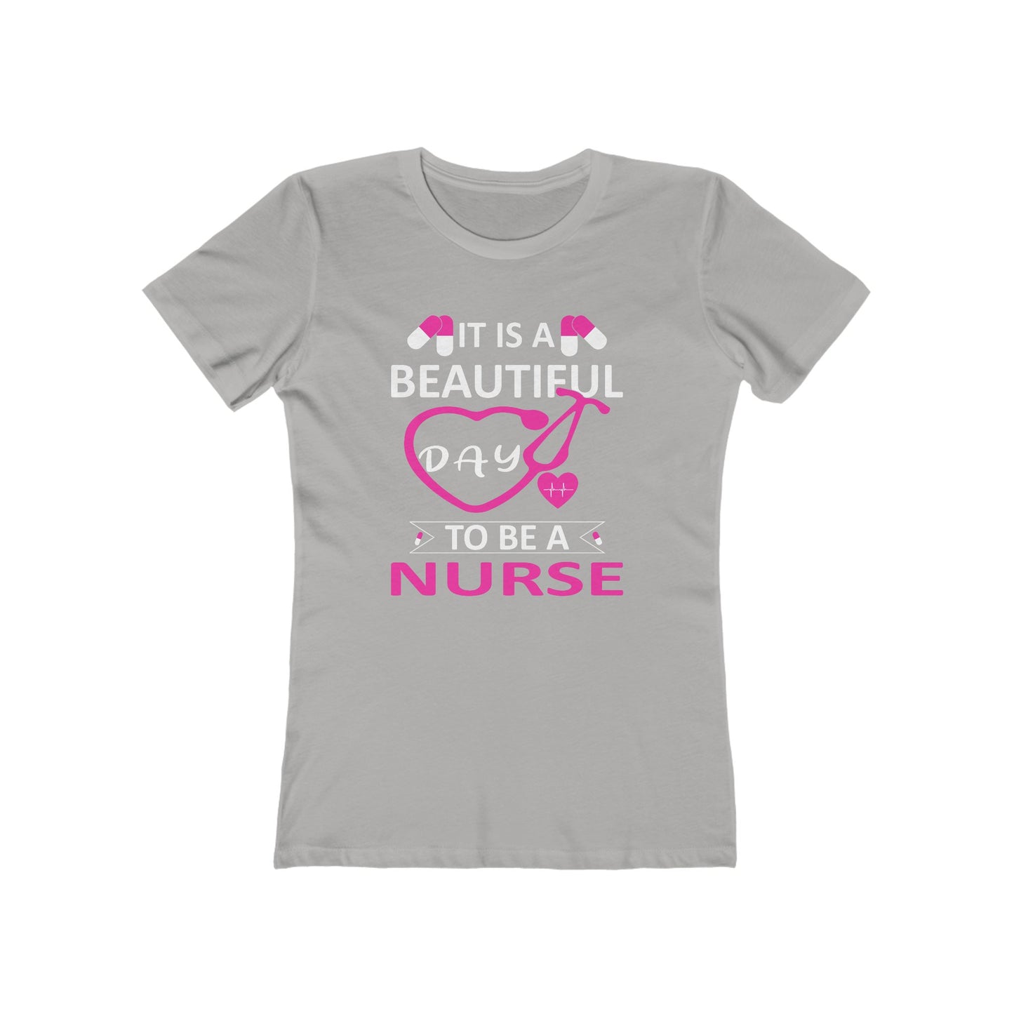 Inspirational Nurse Boyfriend Tee for Women - Perfect Gift for Nurses