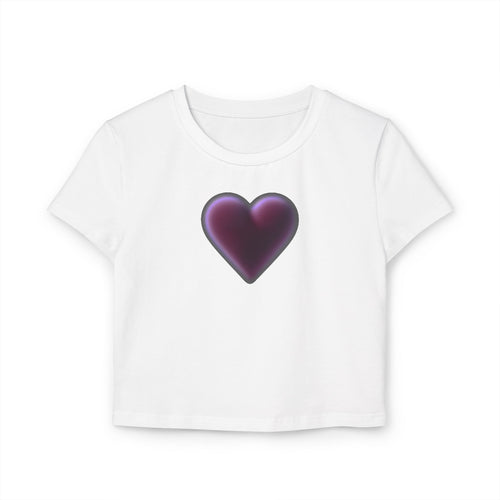 Women's Baby Tee -Heart - MLN Goods