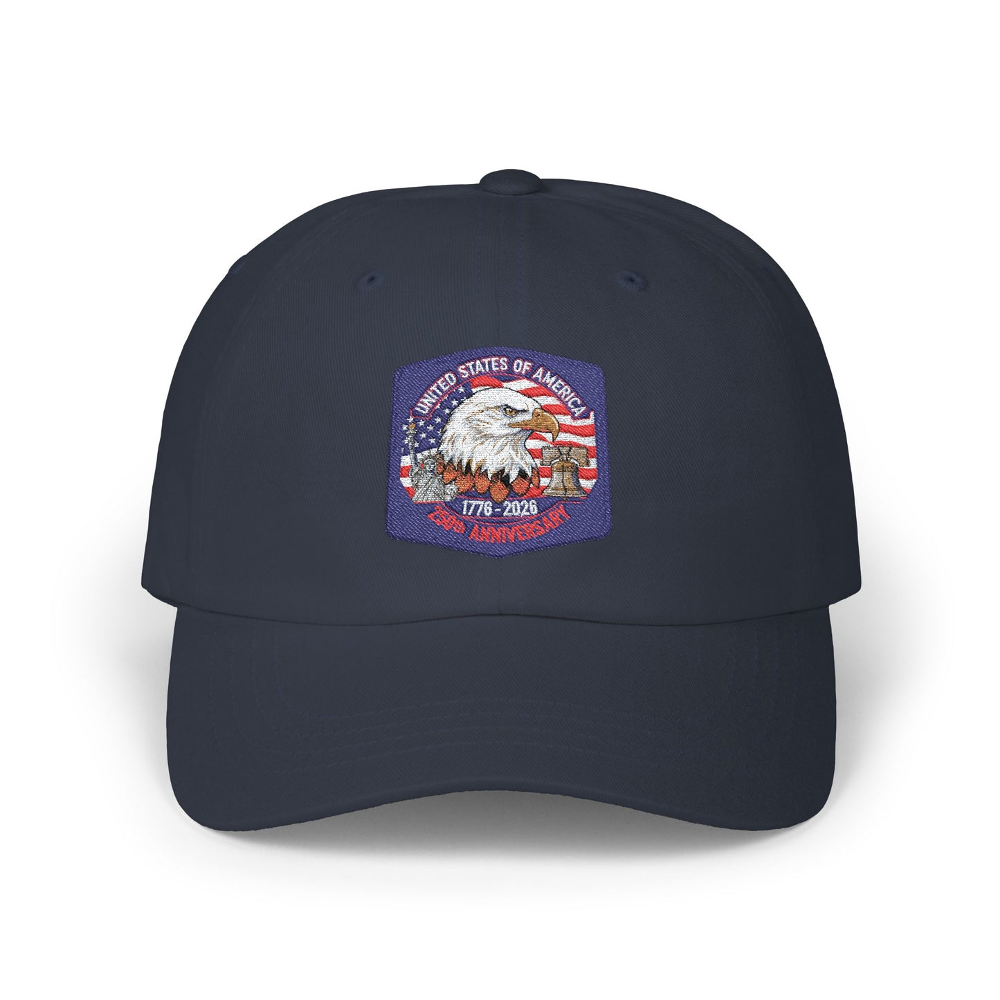 American Eagle Patch Dad Cap – Patriotic USA Embroidered Baseball Hat