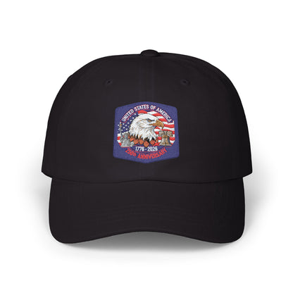 American Eagle Patch Dad Cap – Patriotic USA Embroidered Baseball Hat
