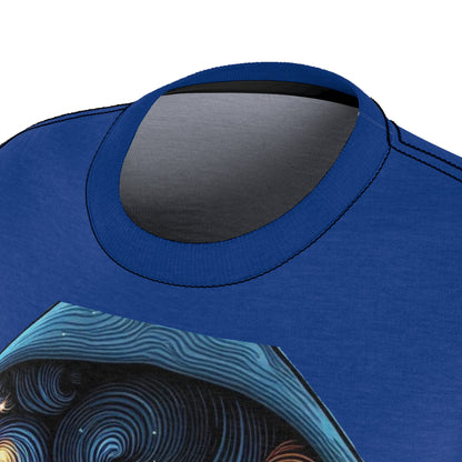 Women's Cut & Sew Tee (AOP) Pretty Girl -Blue - MLN Goods