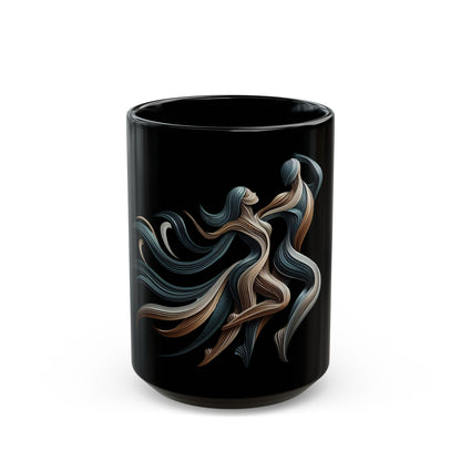 Black Mug ( 15oz) - Dance Into Elegance - MLN Goods