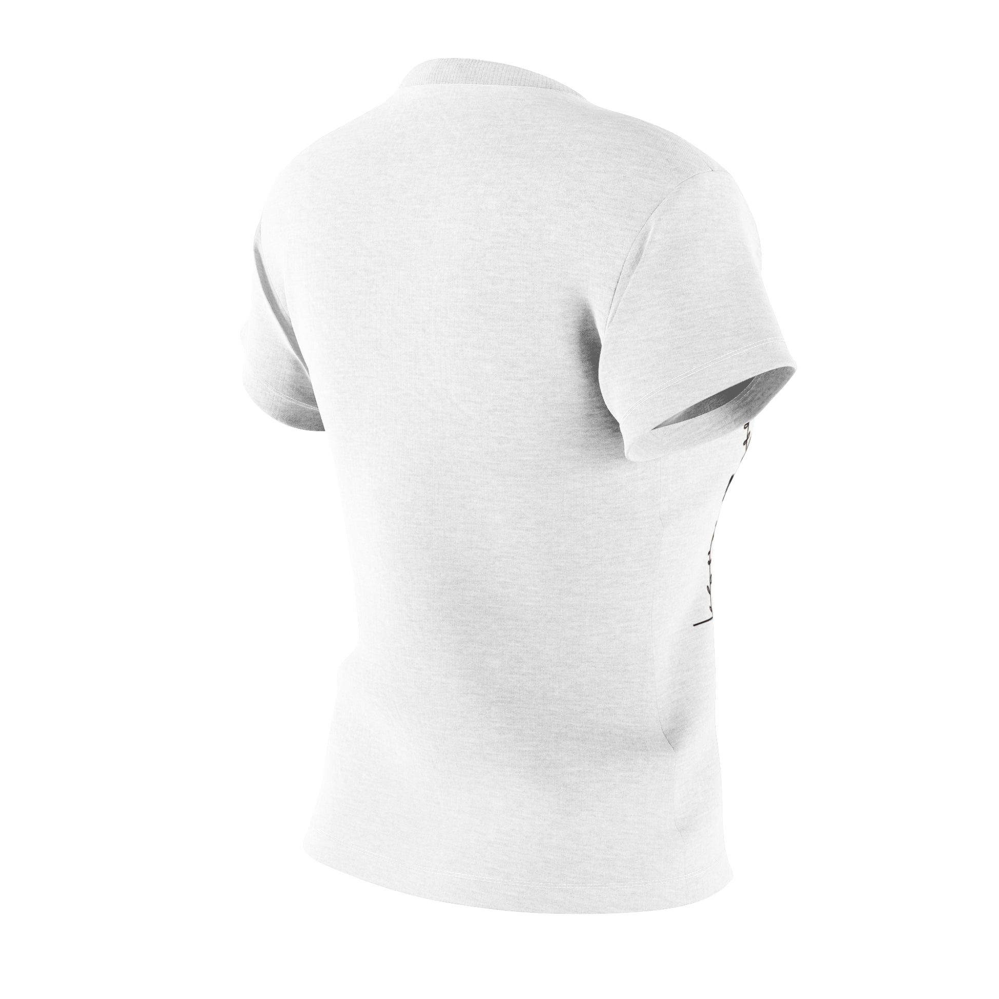 Women's Cut & Sew Tee (AOP) Destiny -White - MLN Goods