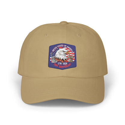 American Eagle Patch Dad Cap – Patriotic USA Embroidered Baseball Hat