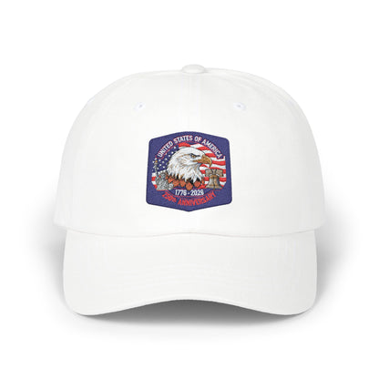 American Eagle Patch Dad Cap – Patriotic USA Embroidered Baseball Hat