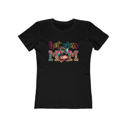Hot Mess Mom Boyfriend Tee for Women