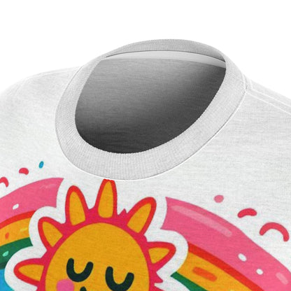 Women's Cut & Sew Tee (AOP) PVO - Sun - MLN Goods