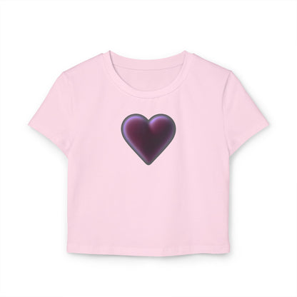 Women's Baby Tee -Heart - MLN Goods