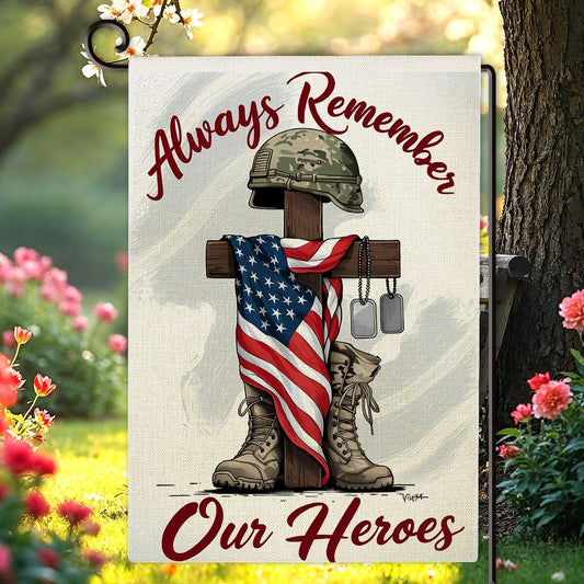 Hero Memorial Garden Flag
