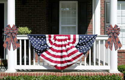 Patriotic Stars & Stripes Bow