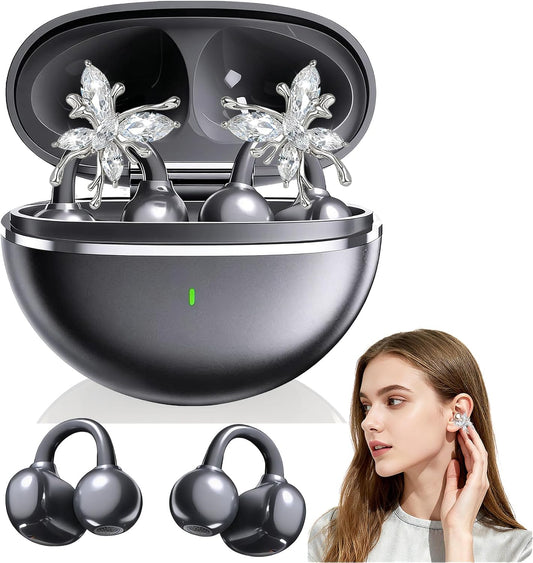ClipFree Sparkle Clip-On OpenEar Earbuds