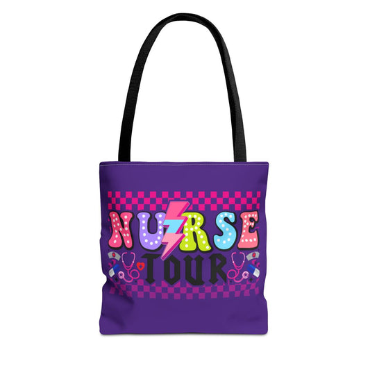 Nurse Tour Tote Bag - Get a Free Gift Bundle Set with each purchase! "Not all heroes wear capes. Some wear scrubs… and carry this bag."